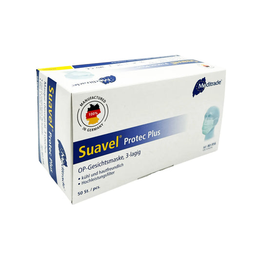 Suavel Protect Plus - OP Gesichtsmaske - 3 lagig - 50 Stück