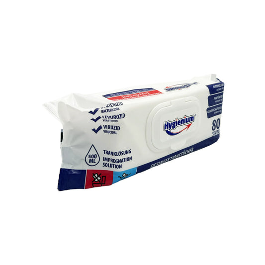 Hygienium - Desinfektionstücher - für Oberflächen- 80 Tücher