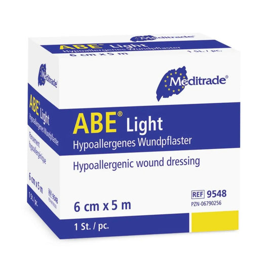 ABE light - Wundschnellverband - Hypoallergener und elastischer Wundschnellverband, 4x5 cm - 1 Stück